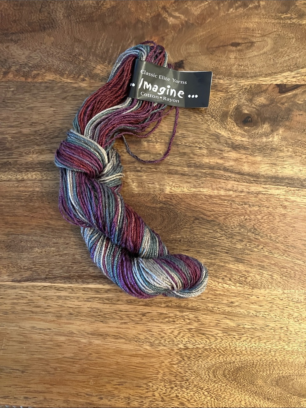 Classic Elite Imagine Cotton Rayon Yarn Variegated 50g Brazil Knitting Crochet - Picture 3 of 6